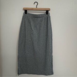 DownEast Ribbed Gray Skirt